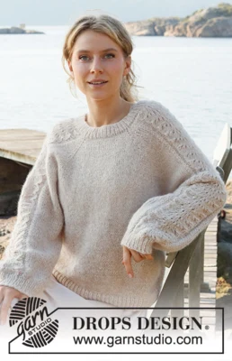 221-3 Bronze Summer Sweater by DROPS Design